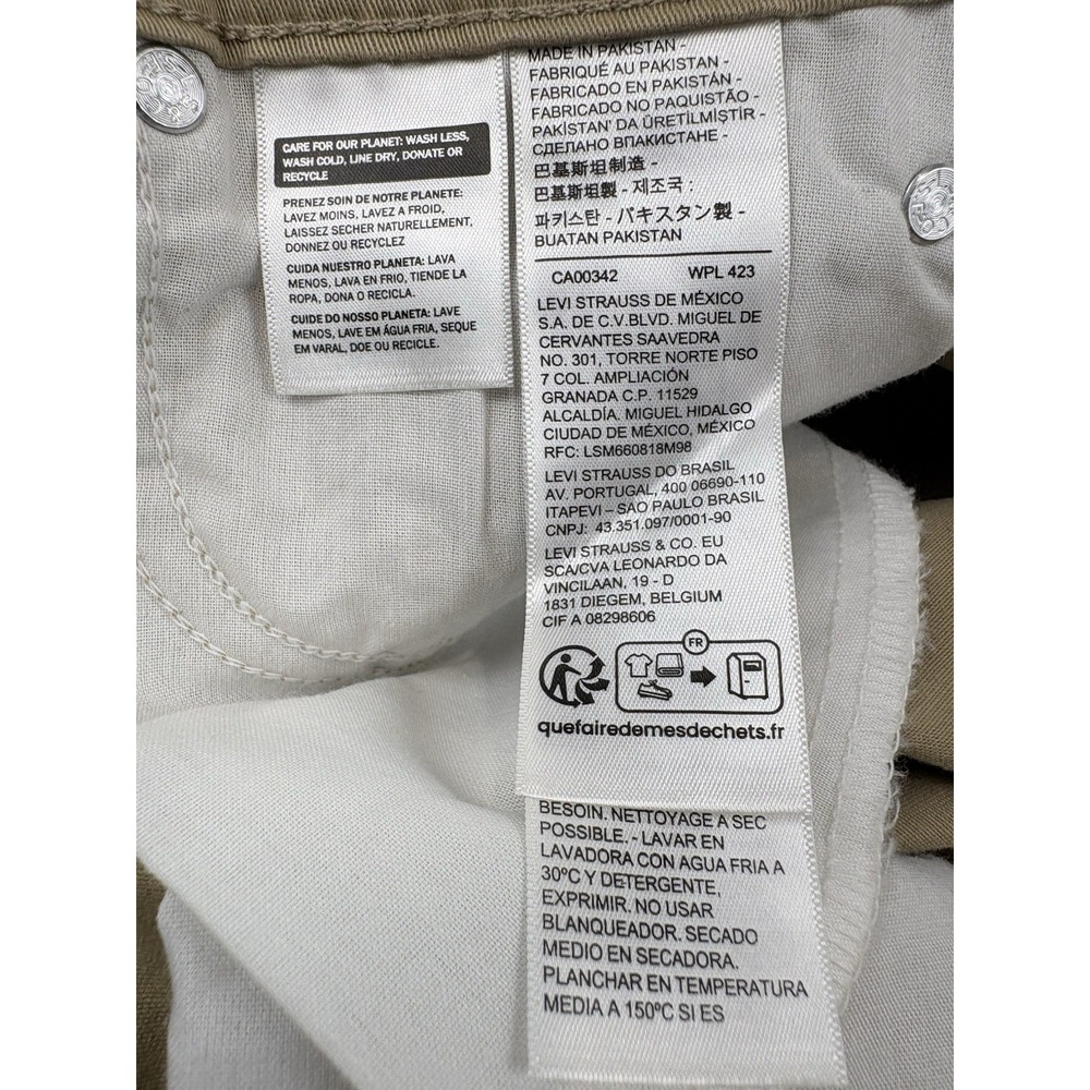 NWT Levi's Women's Boyfriend Jeans Mid Rise Tan Tapered Leg 27 X 26 - Picture 14 of 16